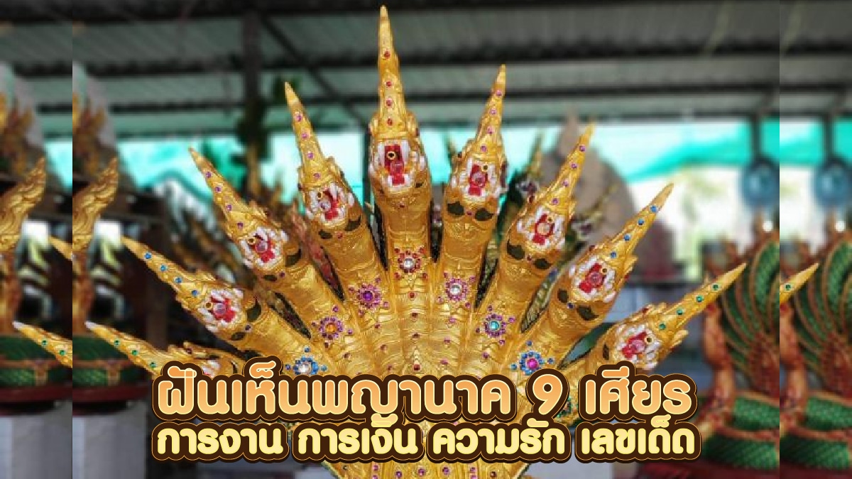 ฝันเห็นพญานาค 9 เศียร