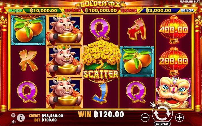 Golden Ox Slot รีวิว