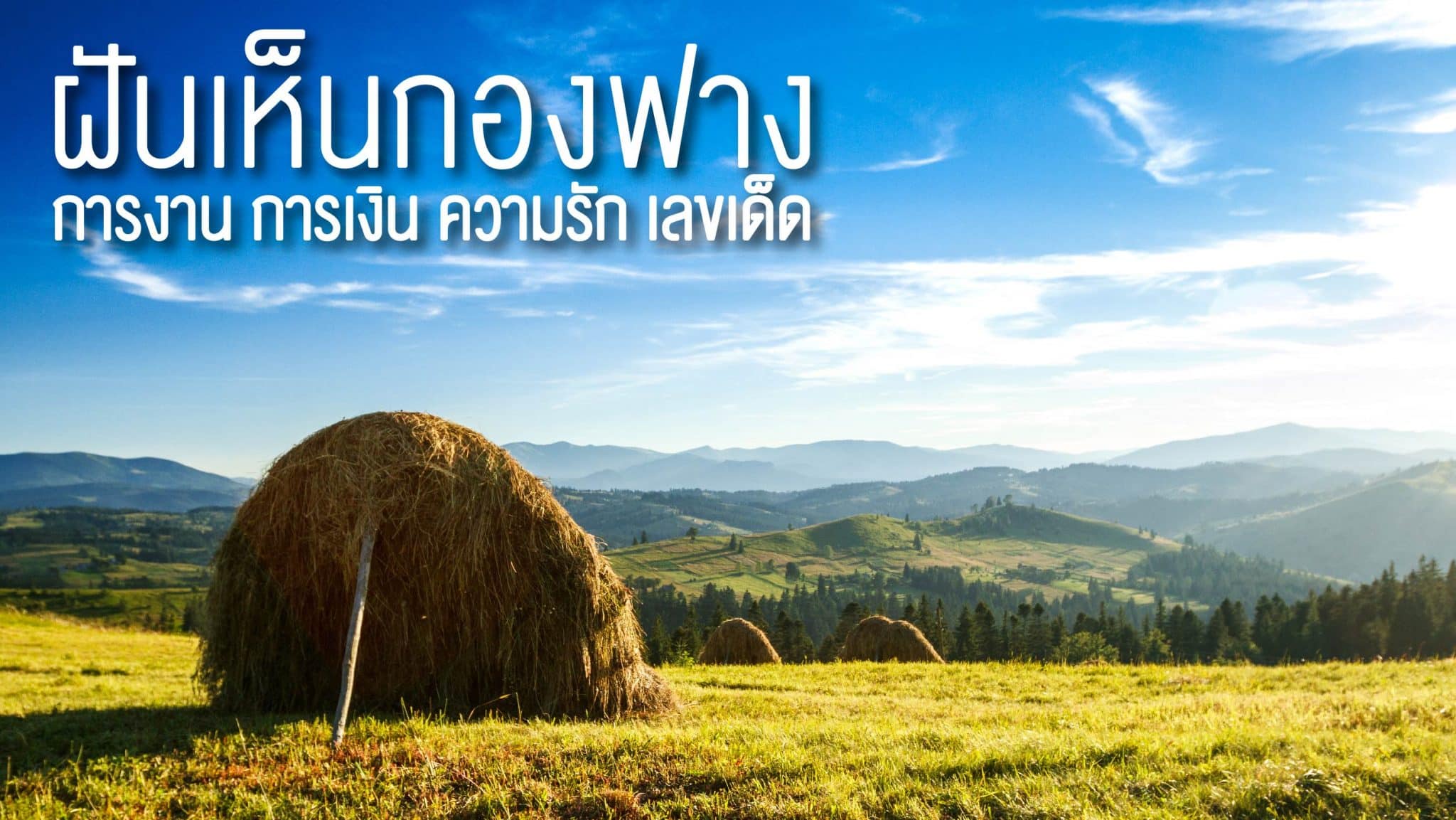 ฝันเห็นกองฟาง