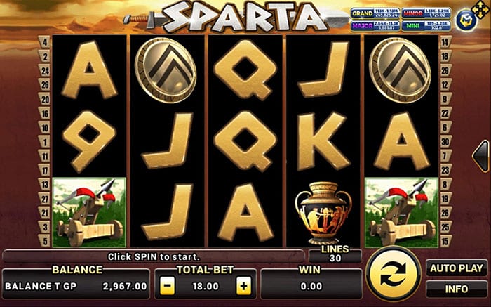 รีวิวเกมสล็อต Sparta